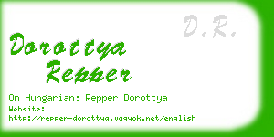 dorottya repper business card